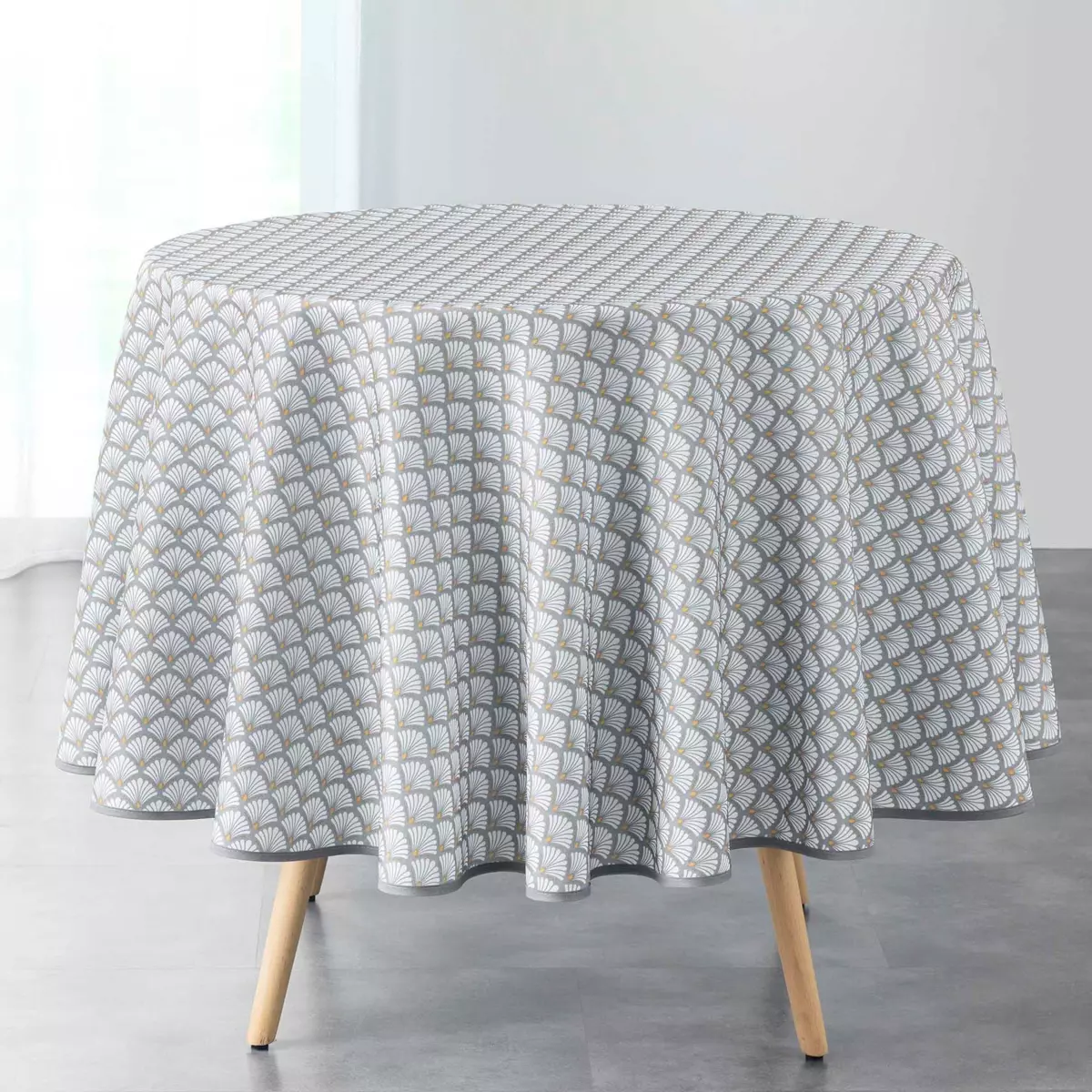 Tovaglia rotonda antimacchia (Ø180 cm) Artchic Bianco 2