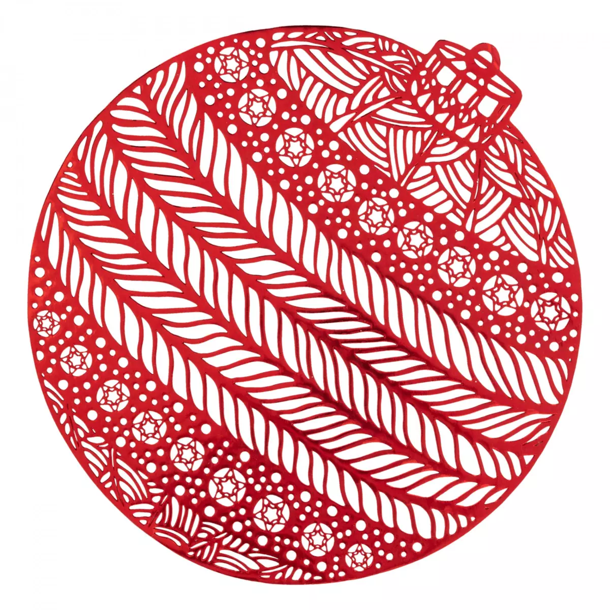 Tischset Boule Rot
