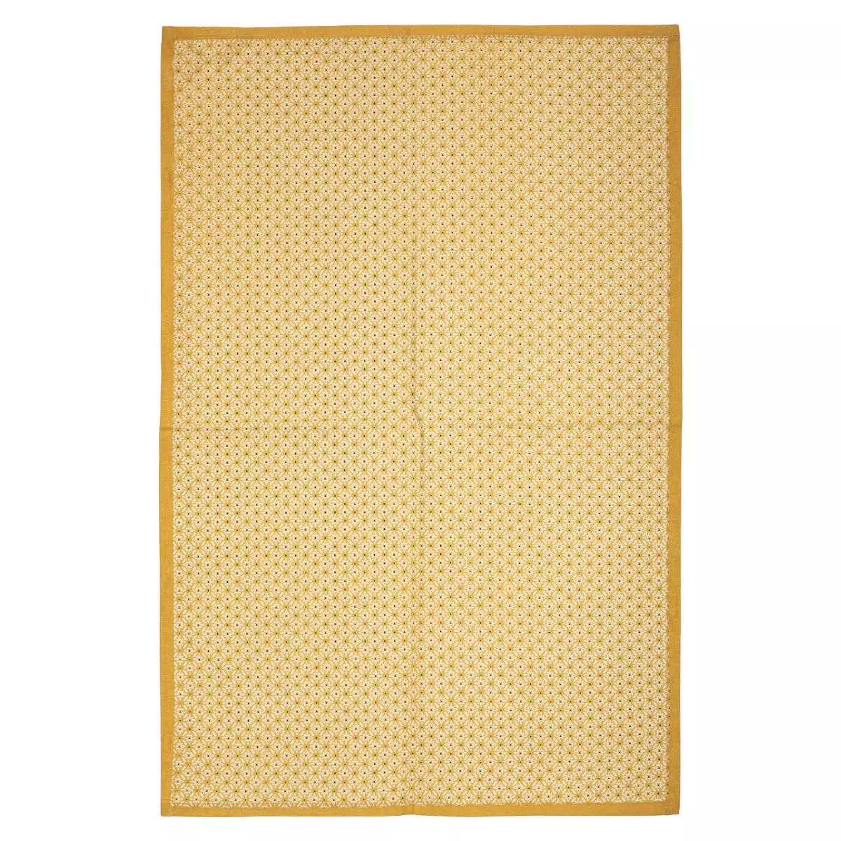 Lot de 3 torchons Geom Jaune ocre 4