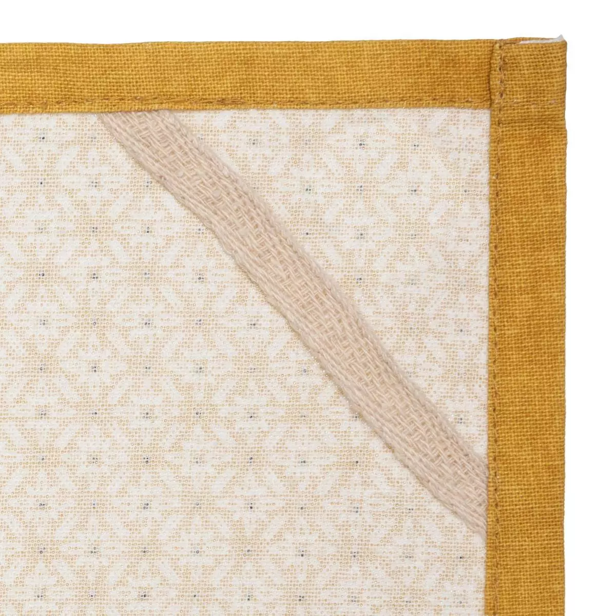 Lot de 3 torchons Geom Jaune ocre 6