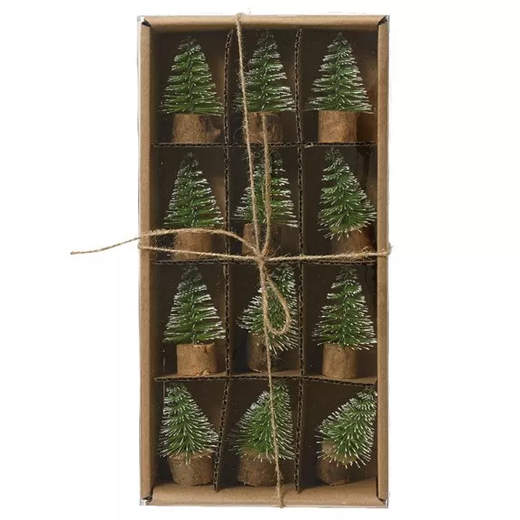 Streudeko Tannen 12-tlg Grün