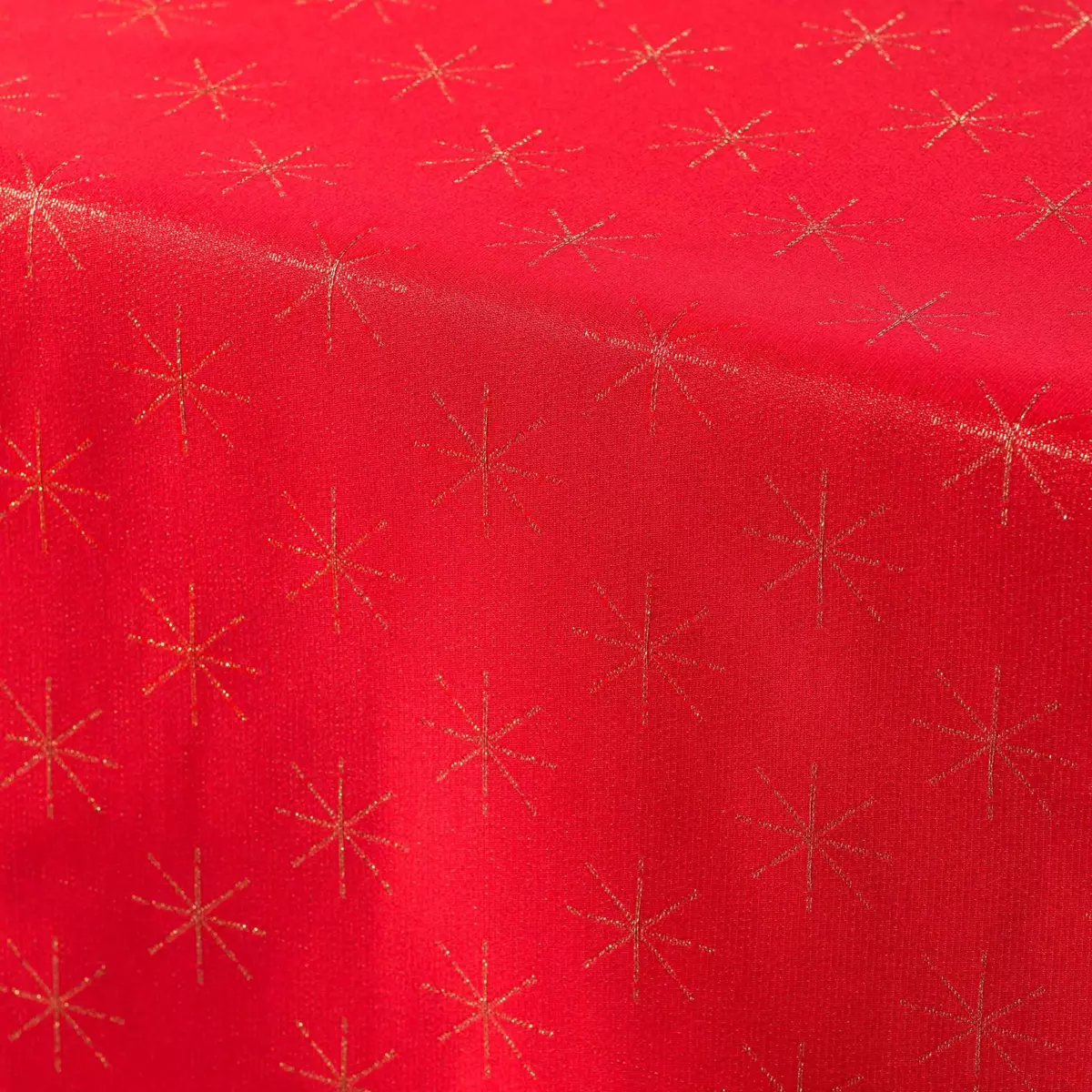 Nappe rectangulaire (L240 cm) Etoiles Rouge 2