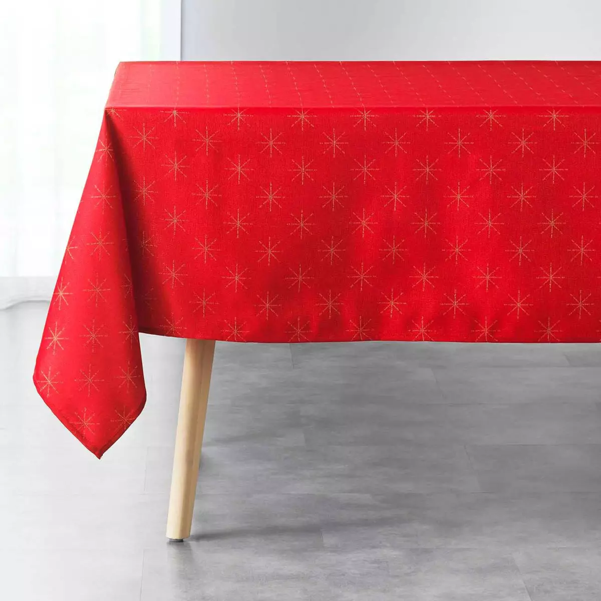 Tovaglia rettangolare (L240 cm) Etoiles Rosso 3