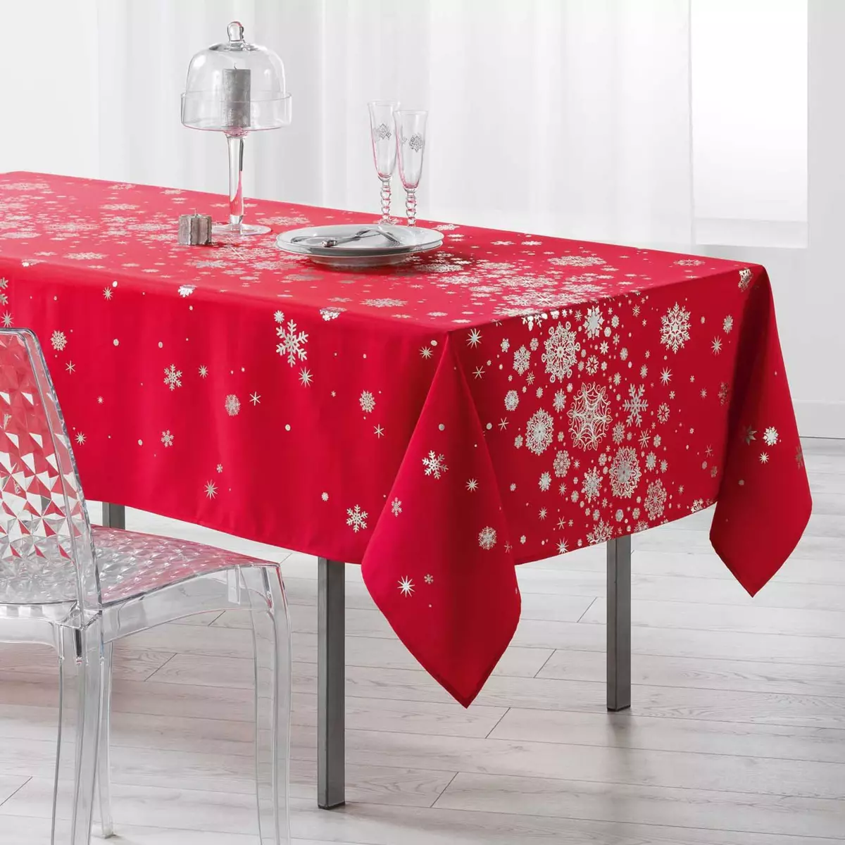 Nappe rectangulaire (L240 cm) Constellation Rouge 1