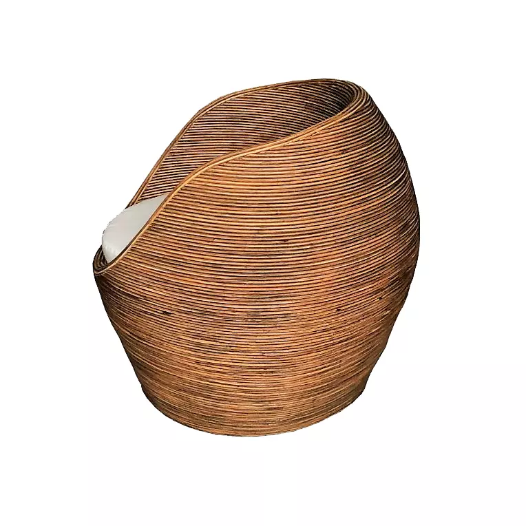 Salon de jardin en rotin Trinidad Naturel/Beige - 5 places 4