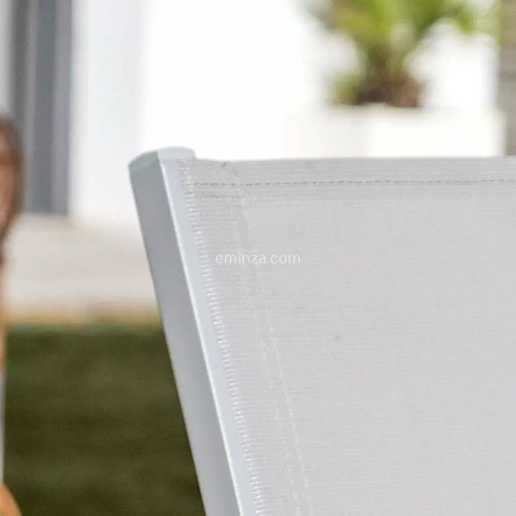 Sedia con braccioli  da giardino impilabili Murano - Silver 2