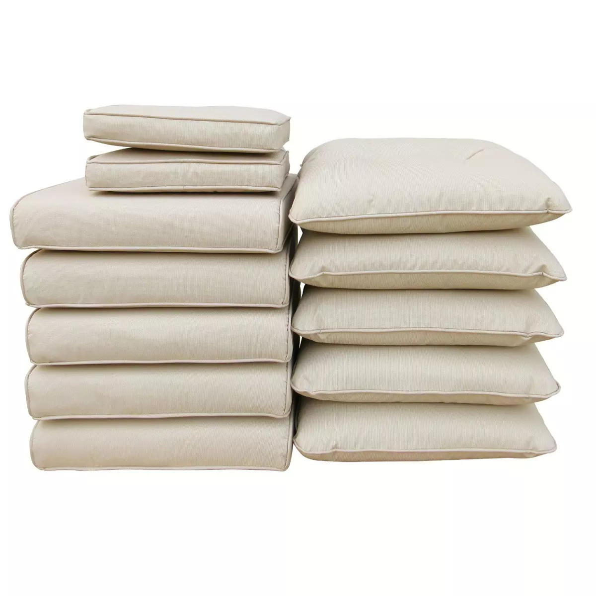 Coussins de remplacement pour salon de jardin Tivoli - Beige 1
