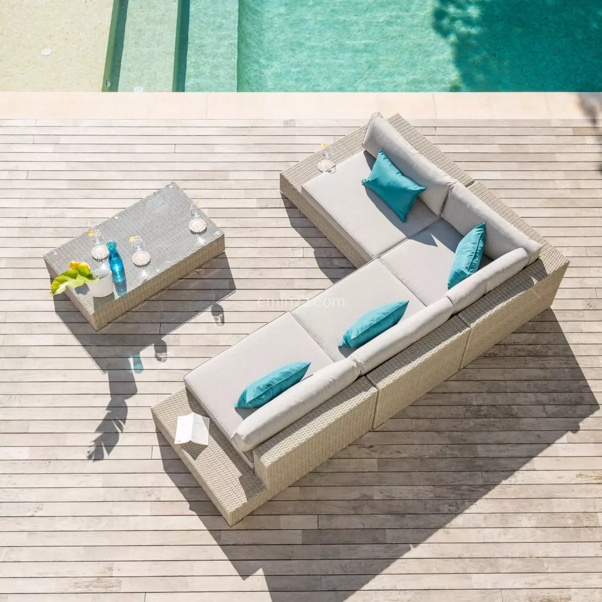Fauteuil de jardin Palma - Gris 4