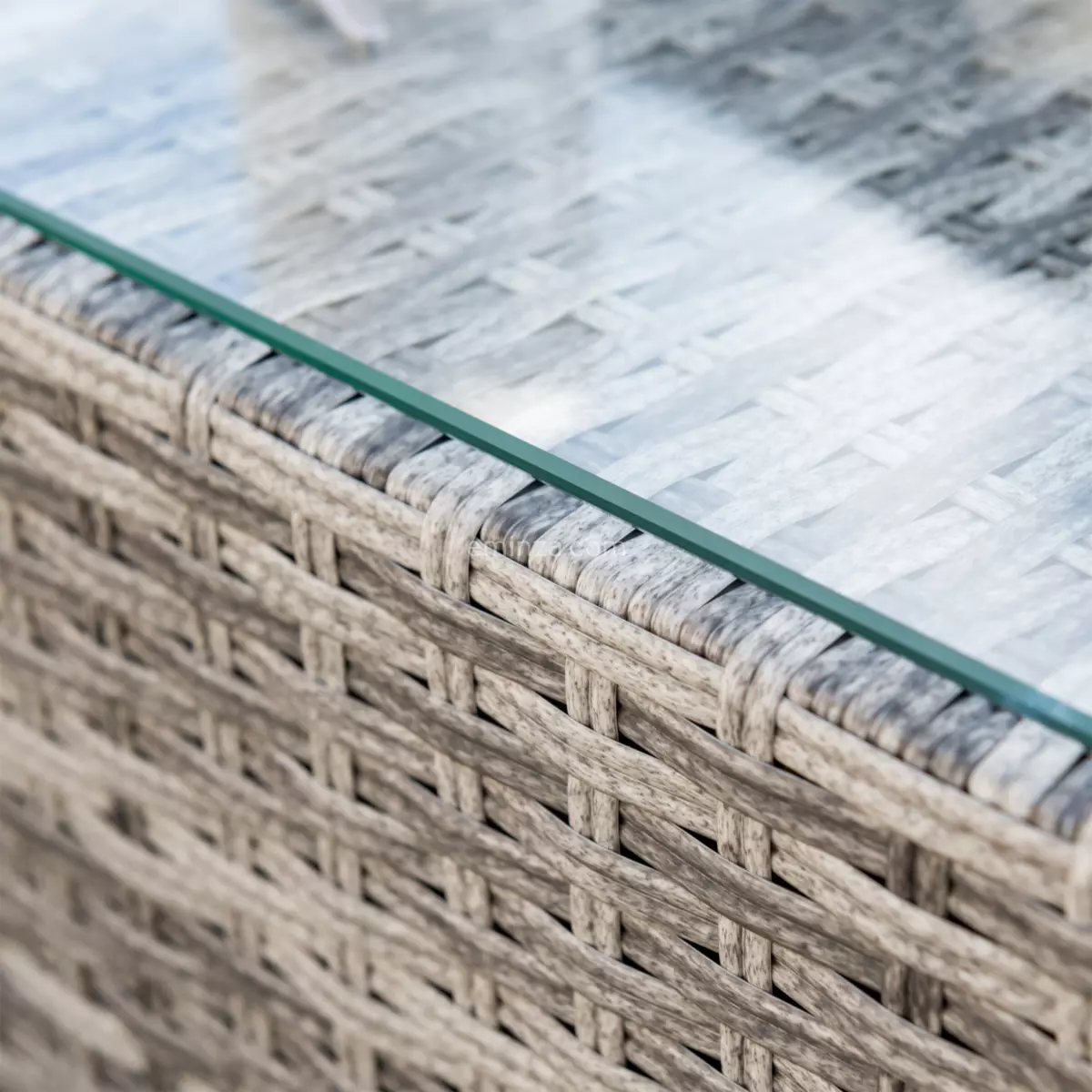 Salon de jardin Mallorca Gris - 4 places 5