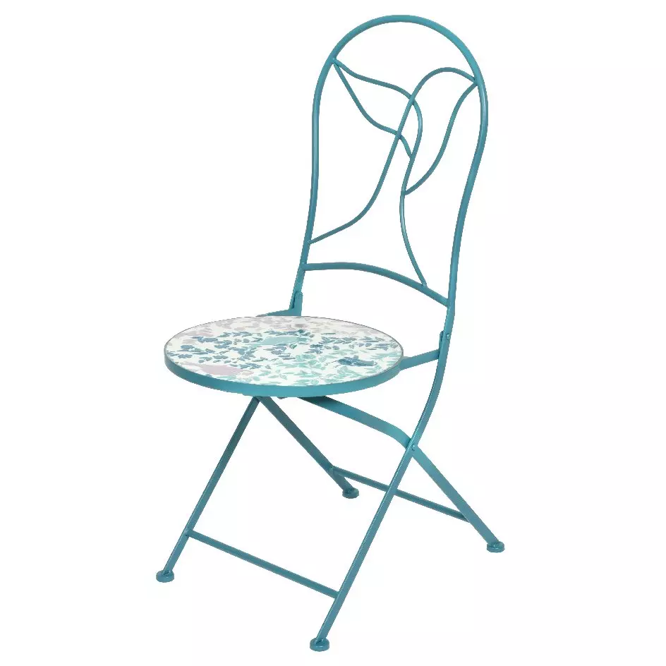 Sedia bistrò mosaico Minca Blu 3
