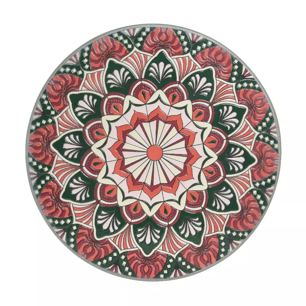 Tavolo bistrò mosaico Narbonne Tortora/Rosa 4