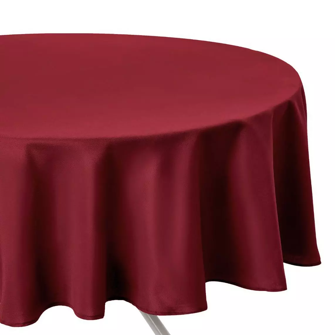 Tafelkleed Rond Vlekbestendig (D180 cm) Lina Rood 2