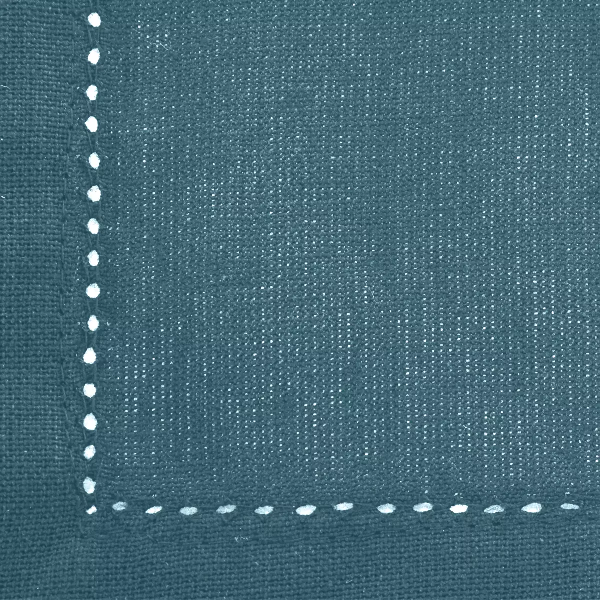 Set van 4 servetten Chambray Eend blauw 4