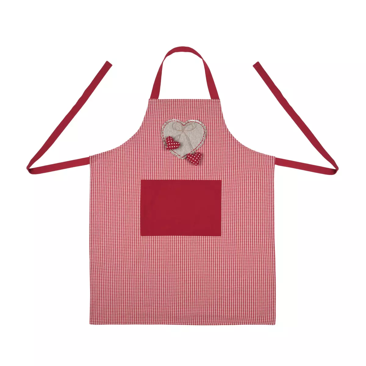Grembiule con tasca Marianne Rosso 1