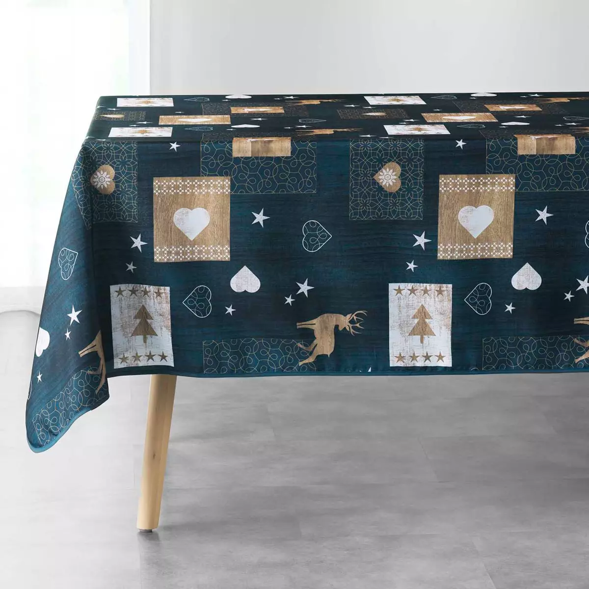 Tovaglia rettangolare (L240 cm) Augustin Blu 2