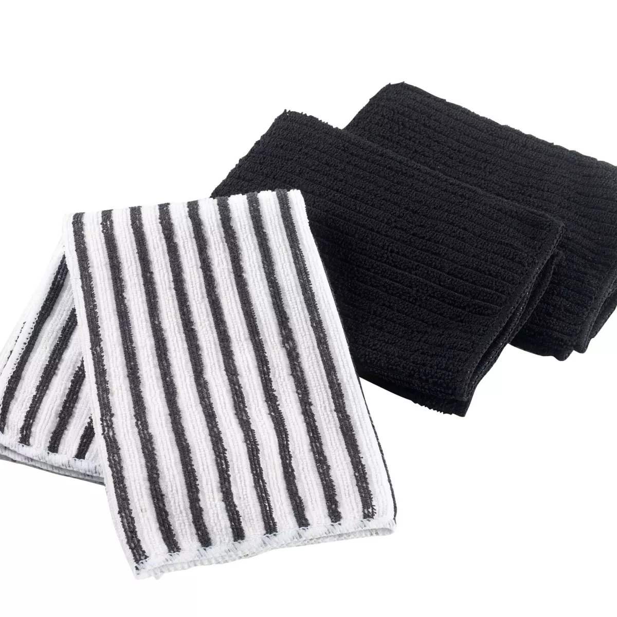 Lot de 3 torchons Cuistot Noir 1