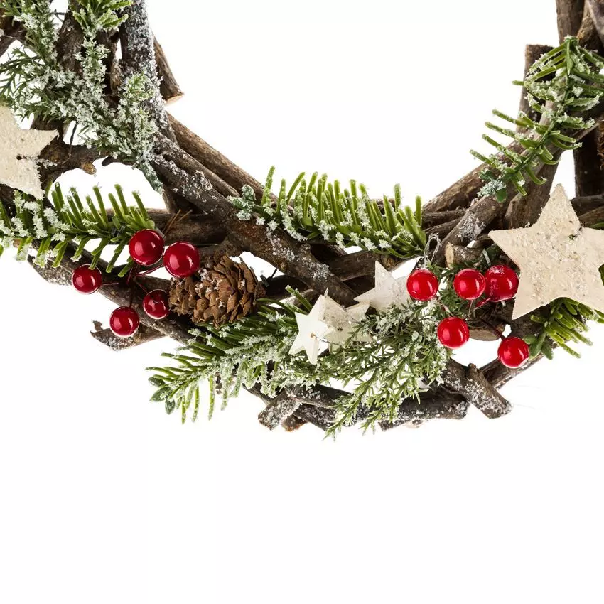 Corona de Navidad decorada Greywood 127