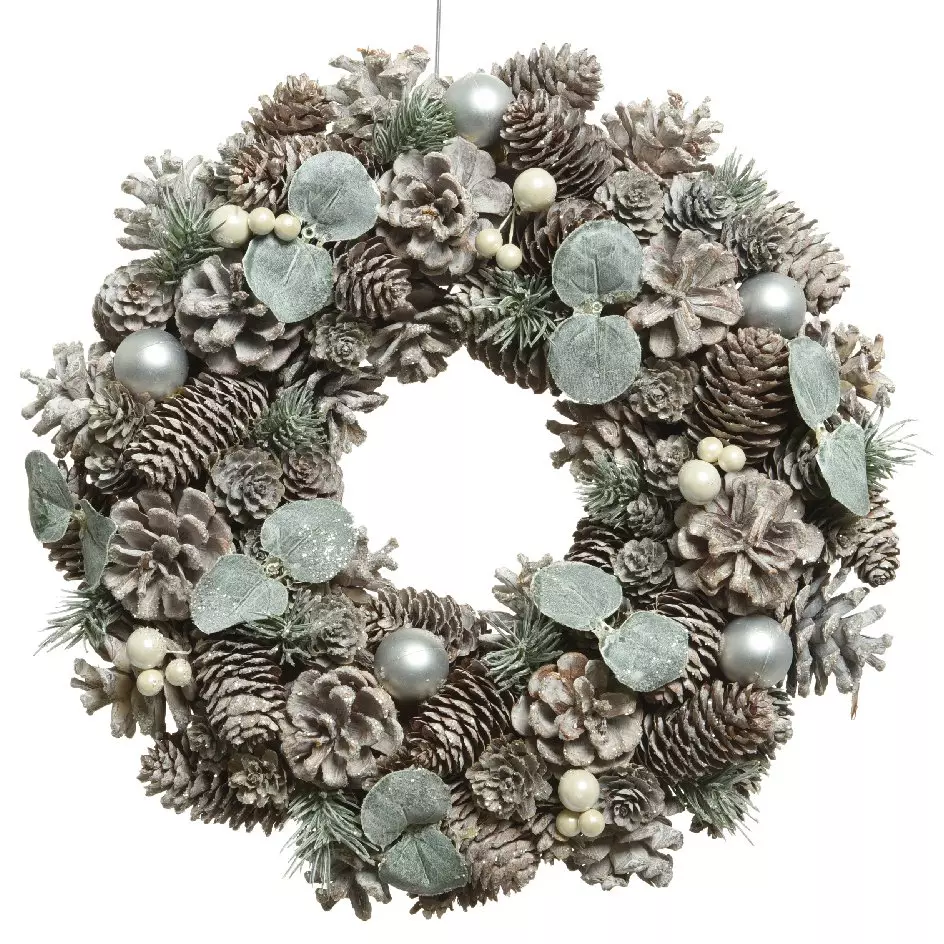 Corona di Natale decorata Gentiana 1