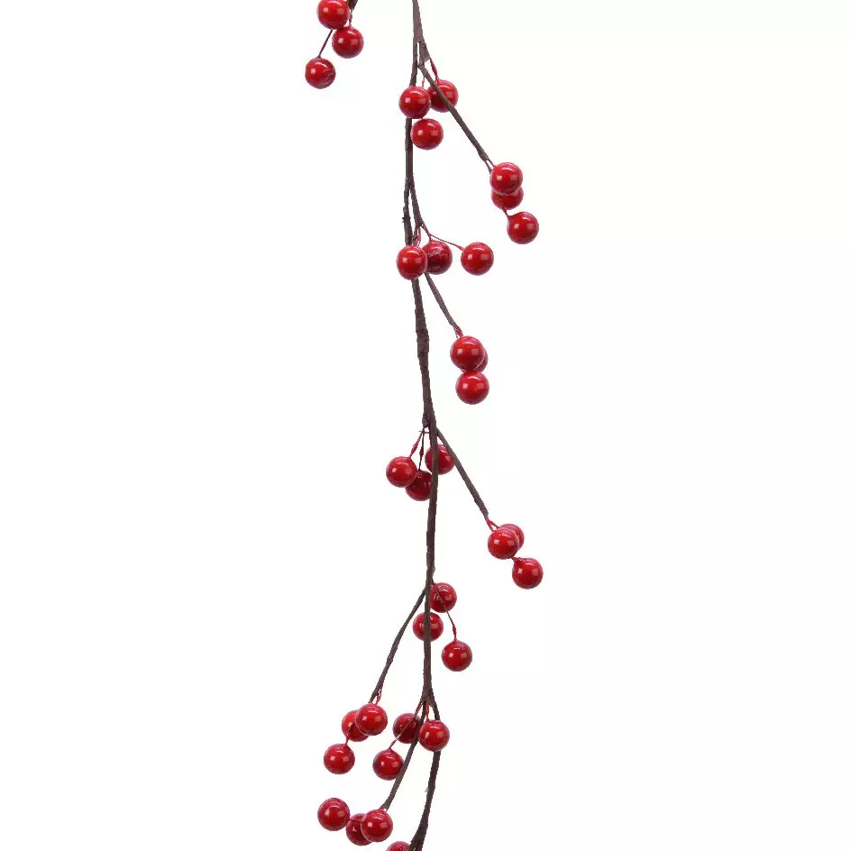 Ghirlanda decorata Célénia Rosso 1