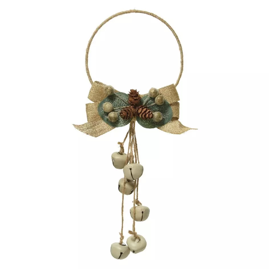 Corona di Natale decorata Pampille 1