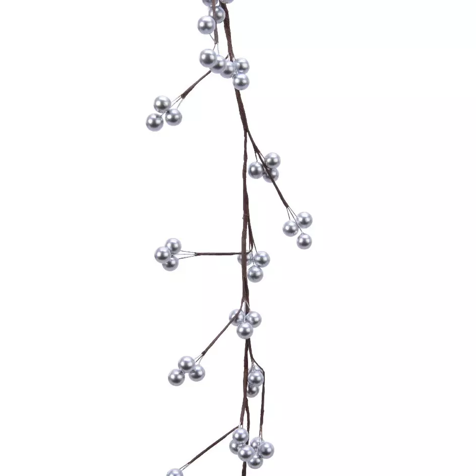 Guirlande décorée Célénia Argent 1