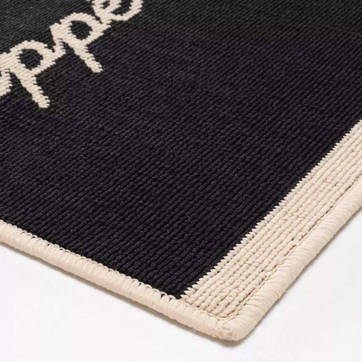 Tapis de cuisine (120 cm) Appetito Noir