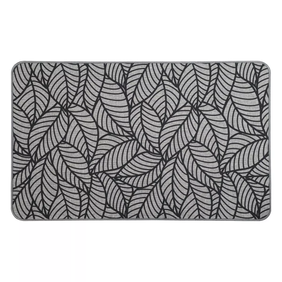 Tappeto d'ingresso gomma (80 cm) Jungle Grigio 1