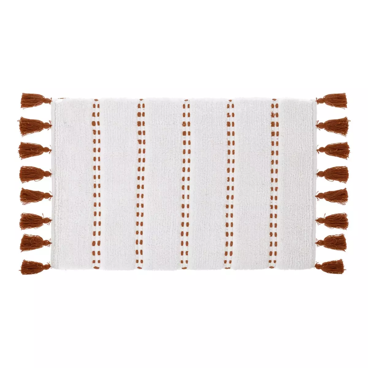 Tapis coton (75 cm) Pietro Terracotta 1