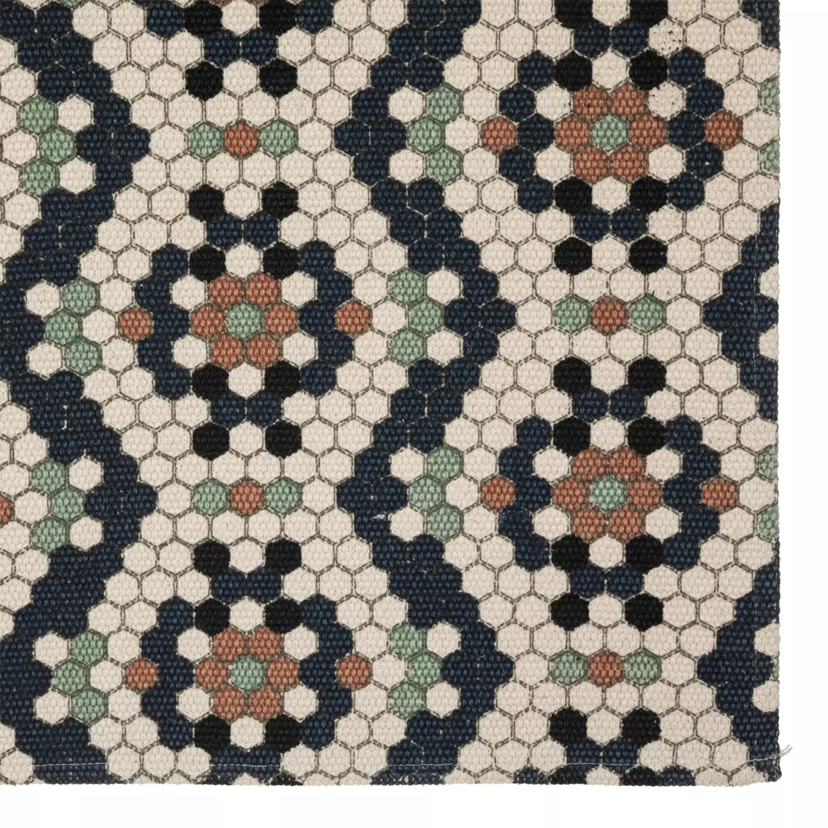 Tapis coton (170 cm) Mozeka Multicolore 3