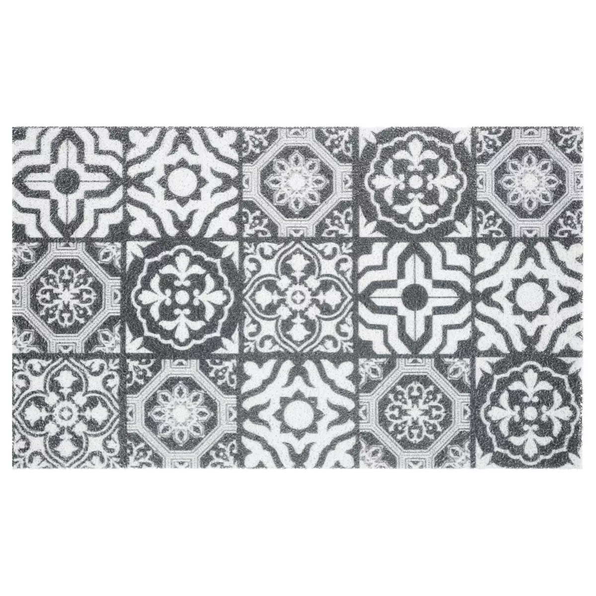 Tapis d'entrée antidérapant (75 cm) Lisbonne Gris 1