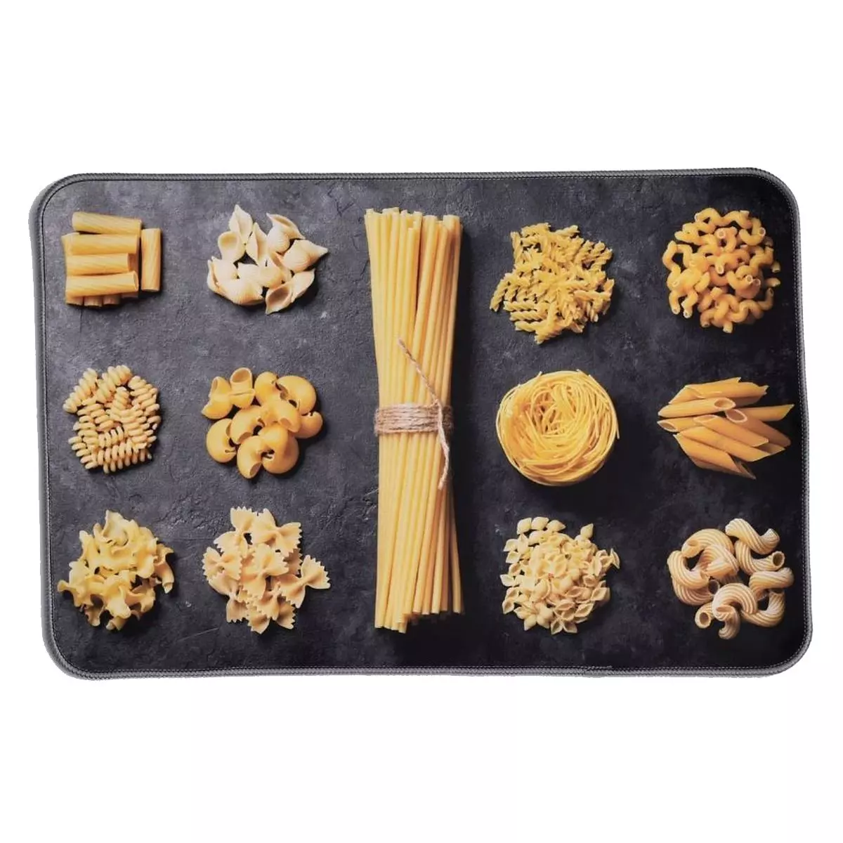 Tappeto da cucina (60 cm) Pasta Giallo 1