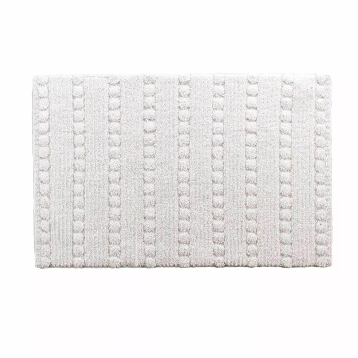 Tapis de bain coton (80 cm) Cleonis Blanc