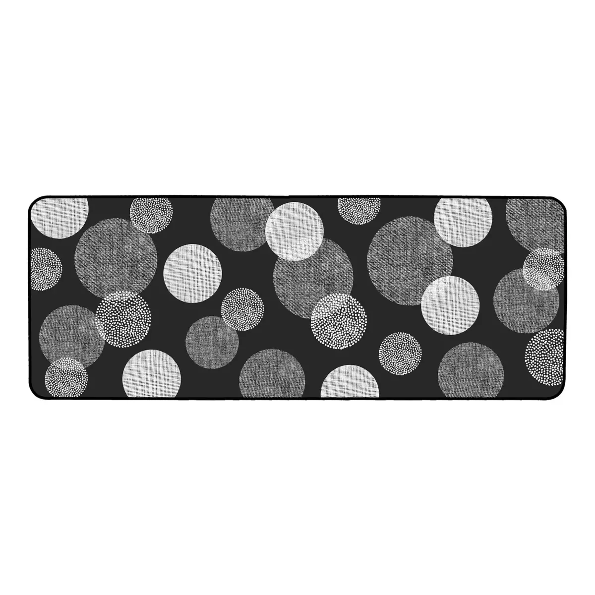 Tapis multi-usage (120 cm) Oxana Noir 1