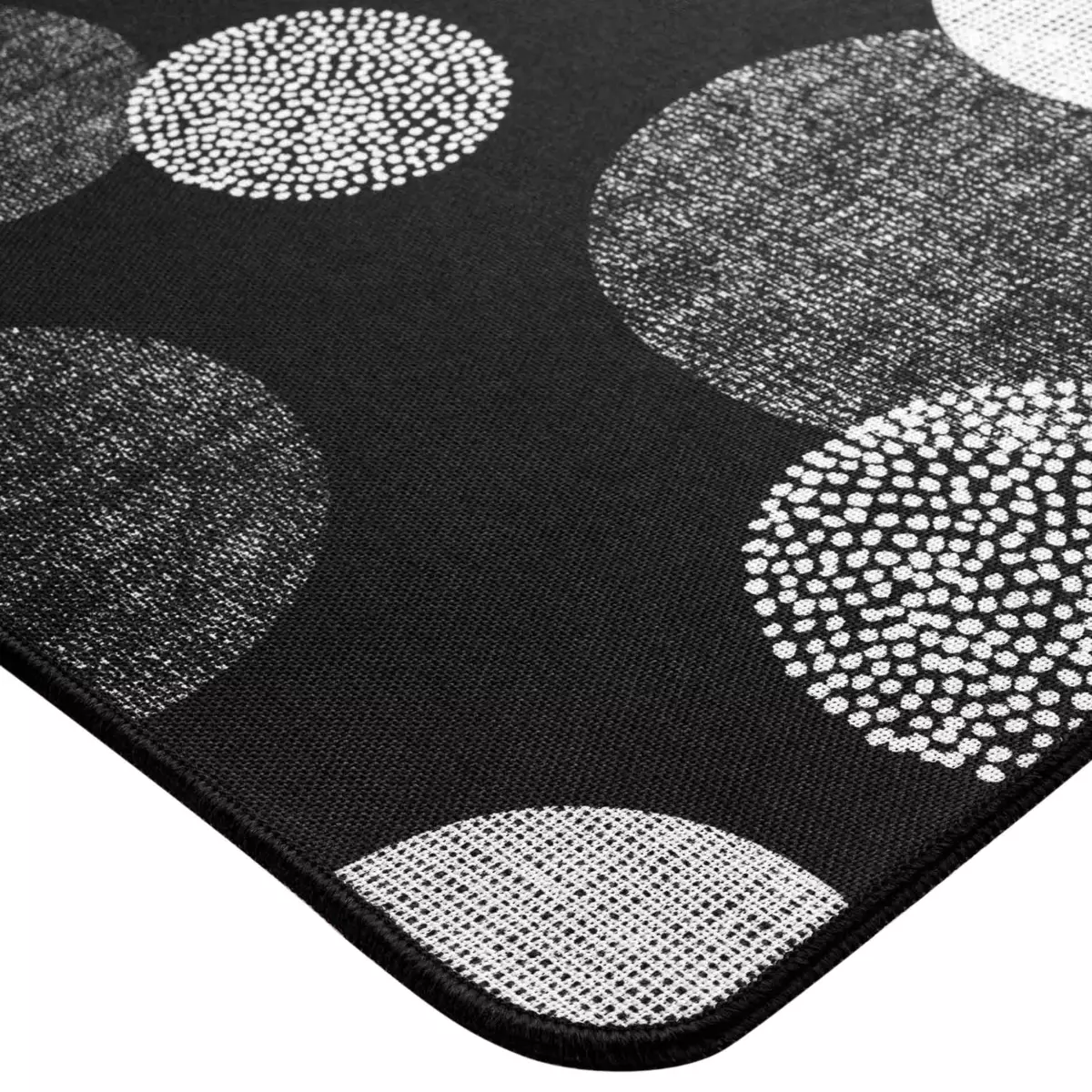 Tapis multi-usage (120 cm) Oxana Noir 2