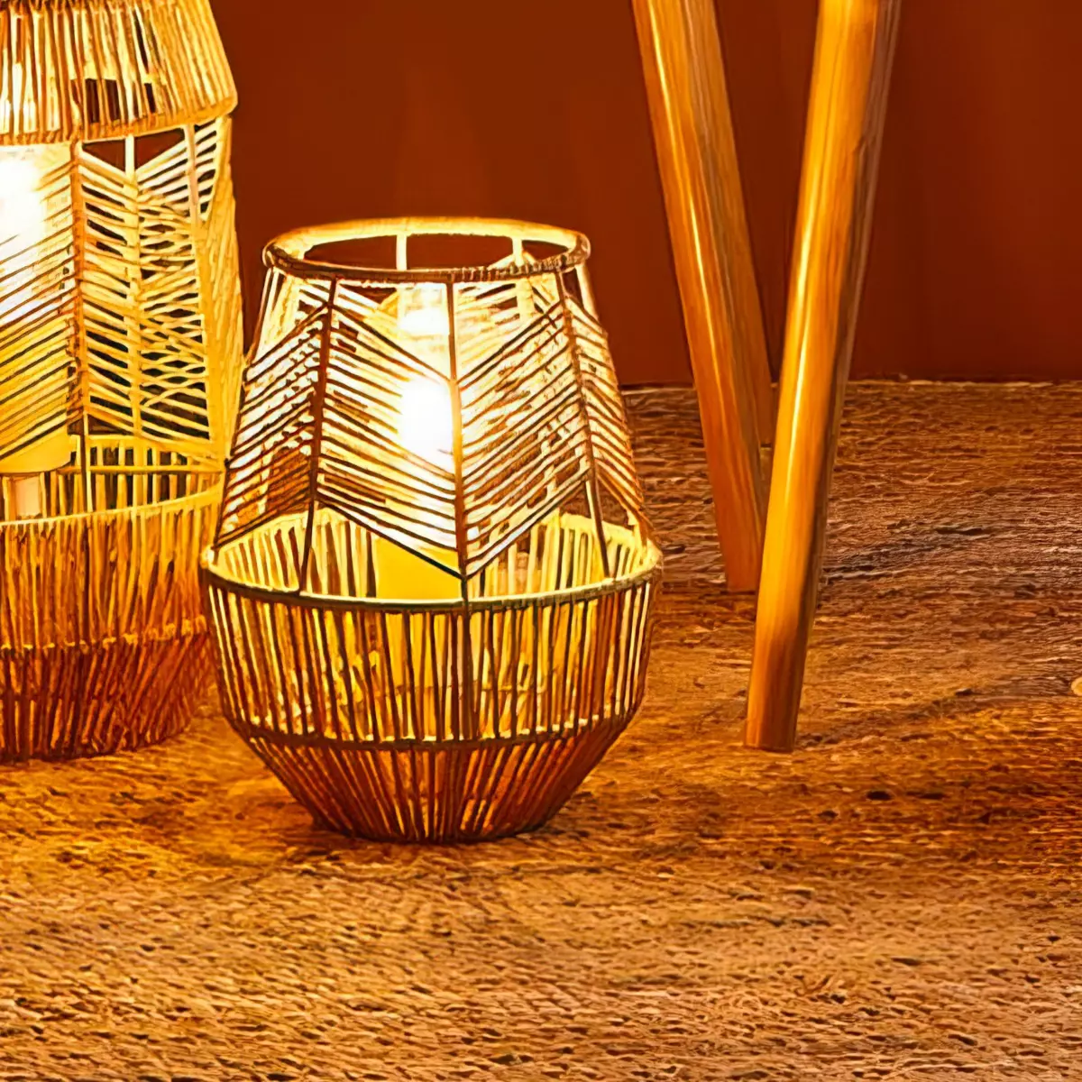 Lámpara de mesa Ajay Naturelle PM 1