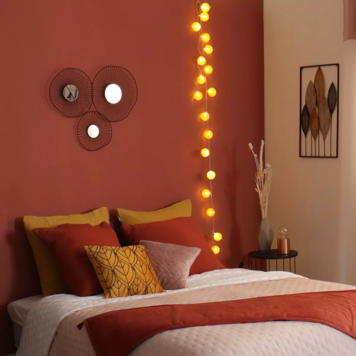 Lichterkette Bobina 20 Kugeln Honiggelb 2