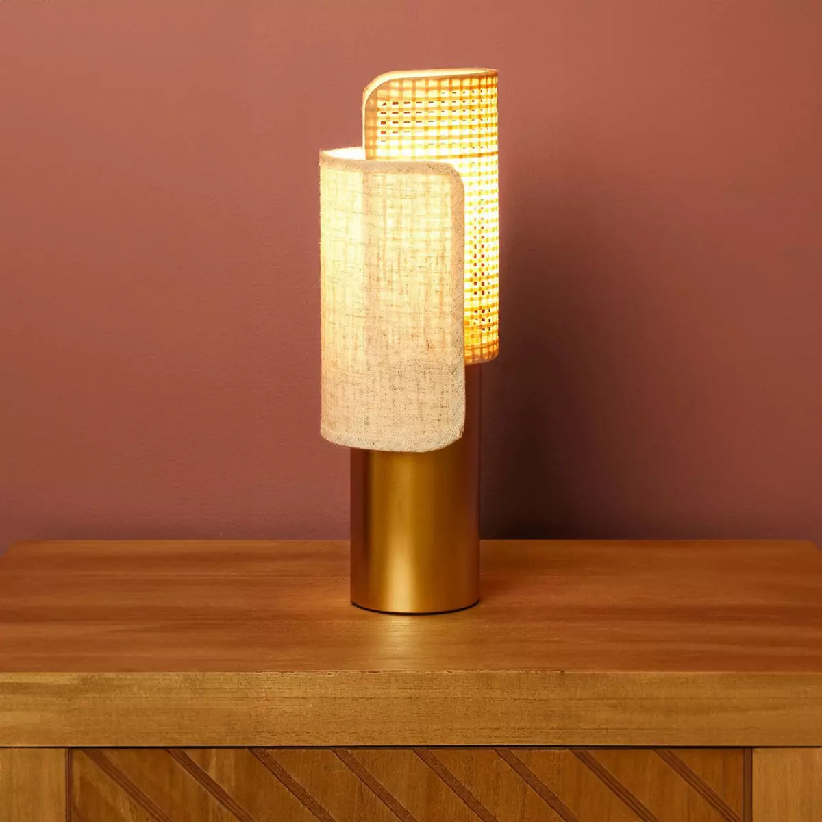 Tischleuchte Bourgeon Beige 1