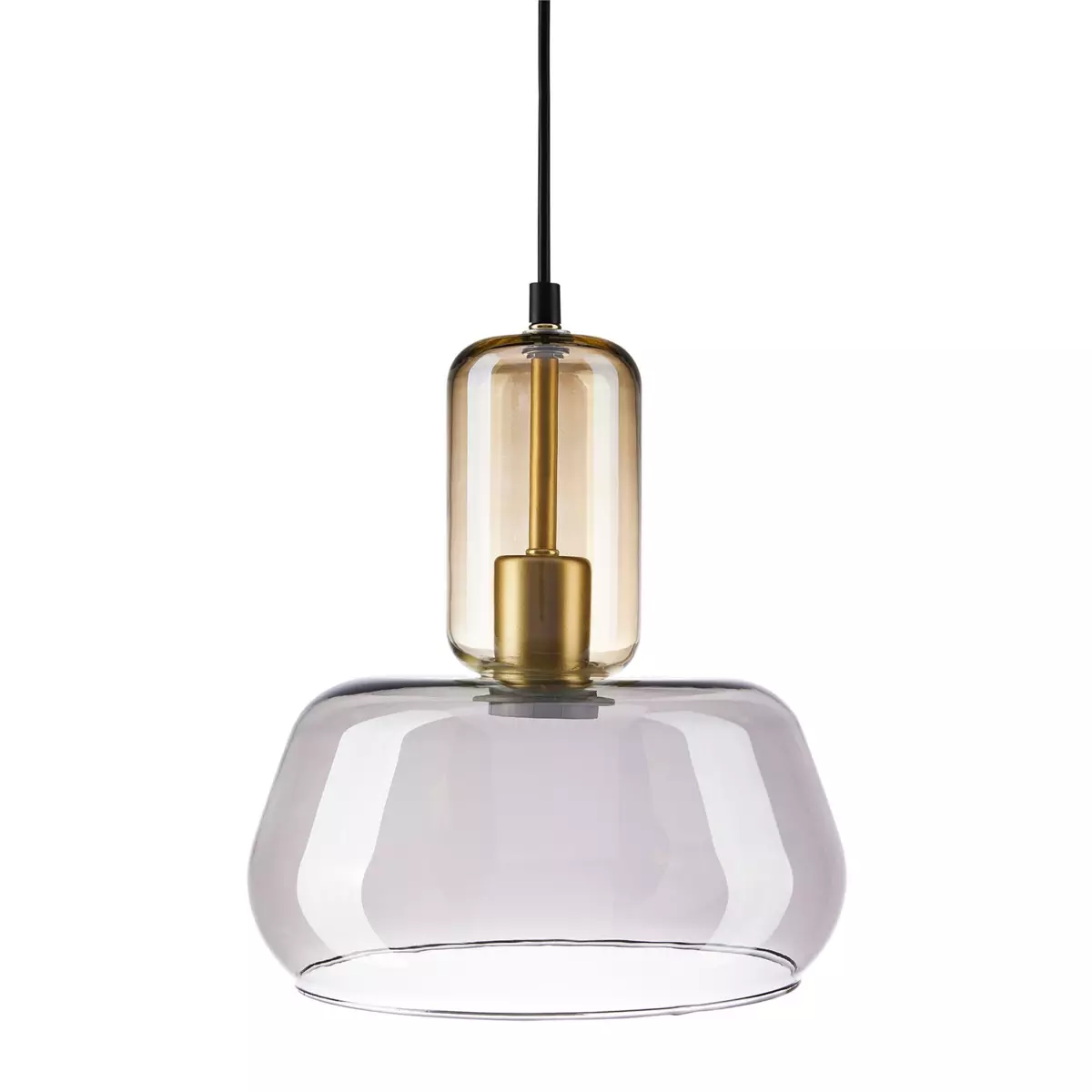 Suspension verre Dulcia Noire