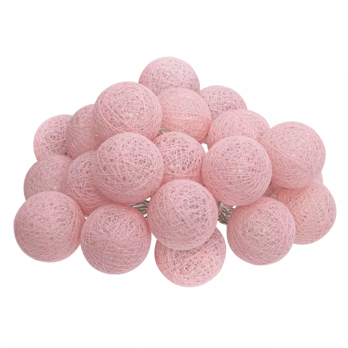 Lichterkette Bobina 20 Kugeln Rosa 2