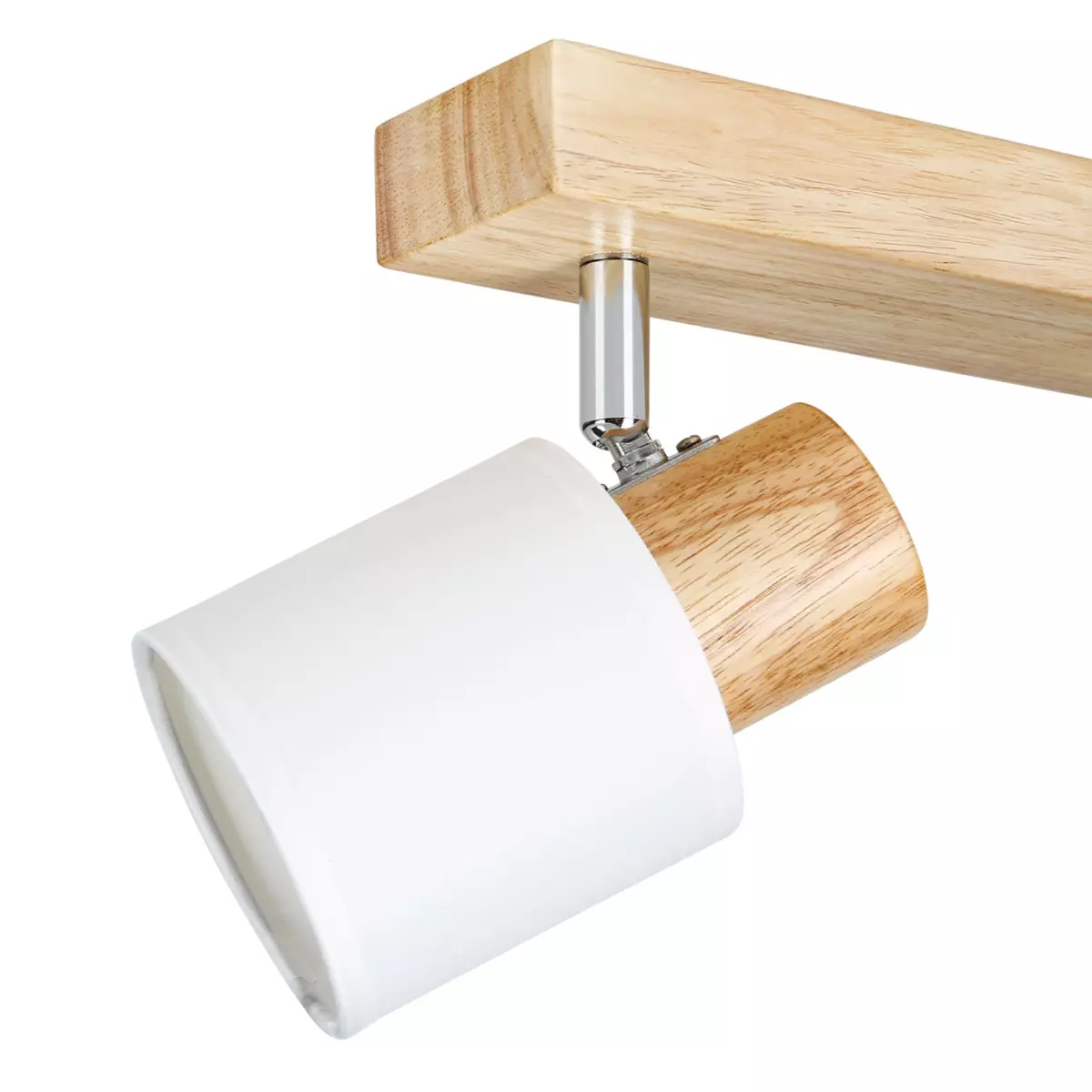 Deckenspots 2-flammig Tissu Weiß 2