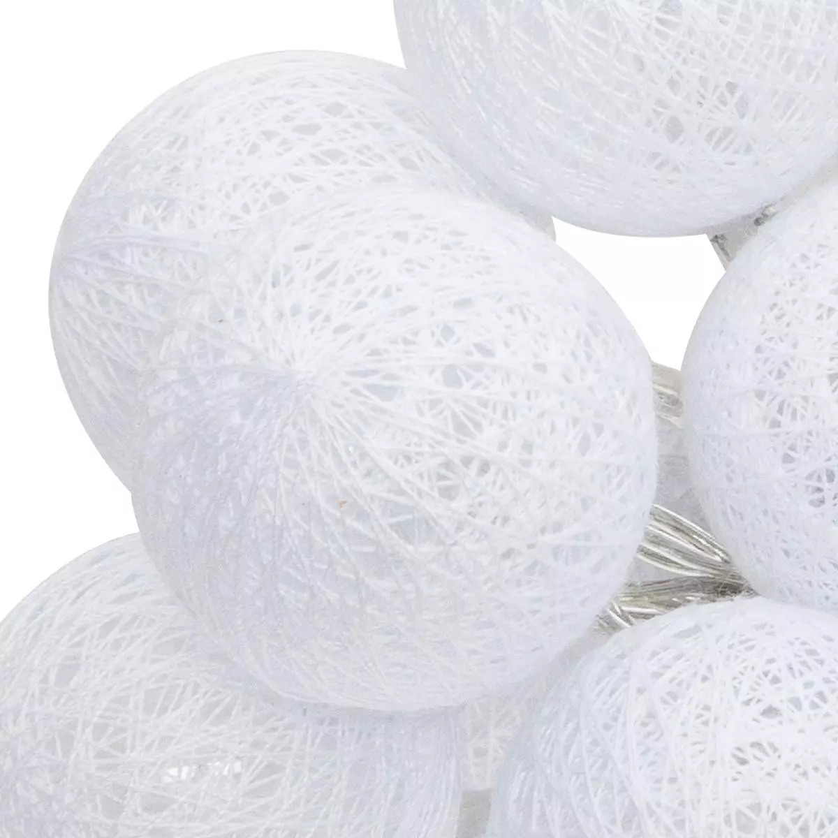 Guirlande Maribel Blanche 16 boules 3