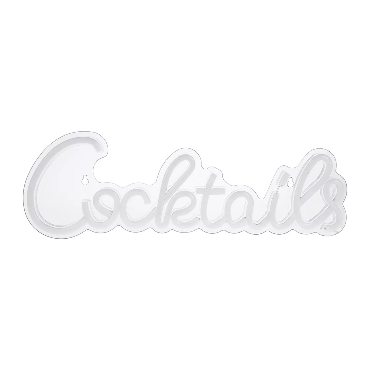 Neon lichtreclame (H14 cm) Cocktails Geel