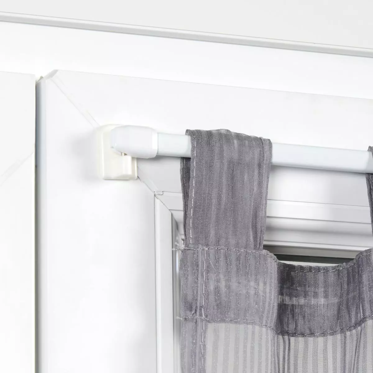 Lote de 4 soportes adhesivos Blanco 2