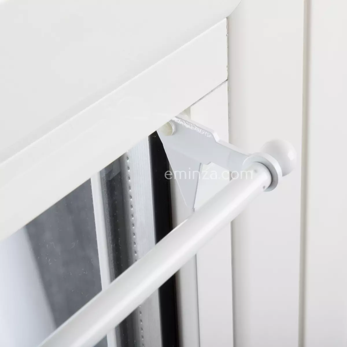 Ausziehbare Stange Fix'vit (50 bis 80 cm) Weiß - Vorhangstangen und Zubehör