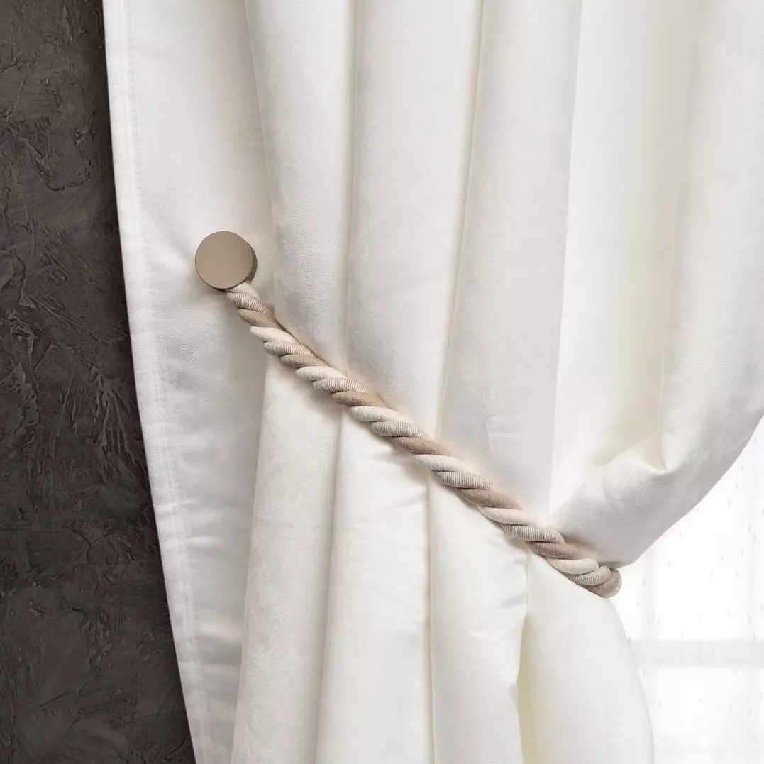 Hebilla Magnética Para Cortinas (2 Uds) – Atrapacortinas Con Imanes – Aleación De Hierro – Sin Taladrar