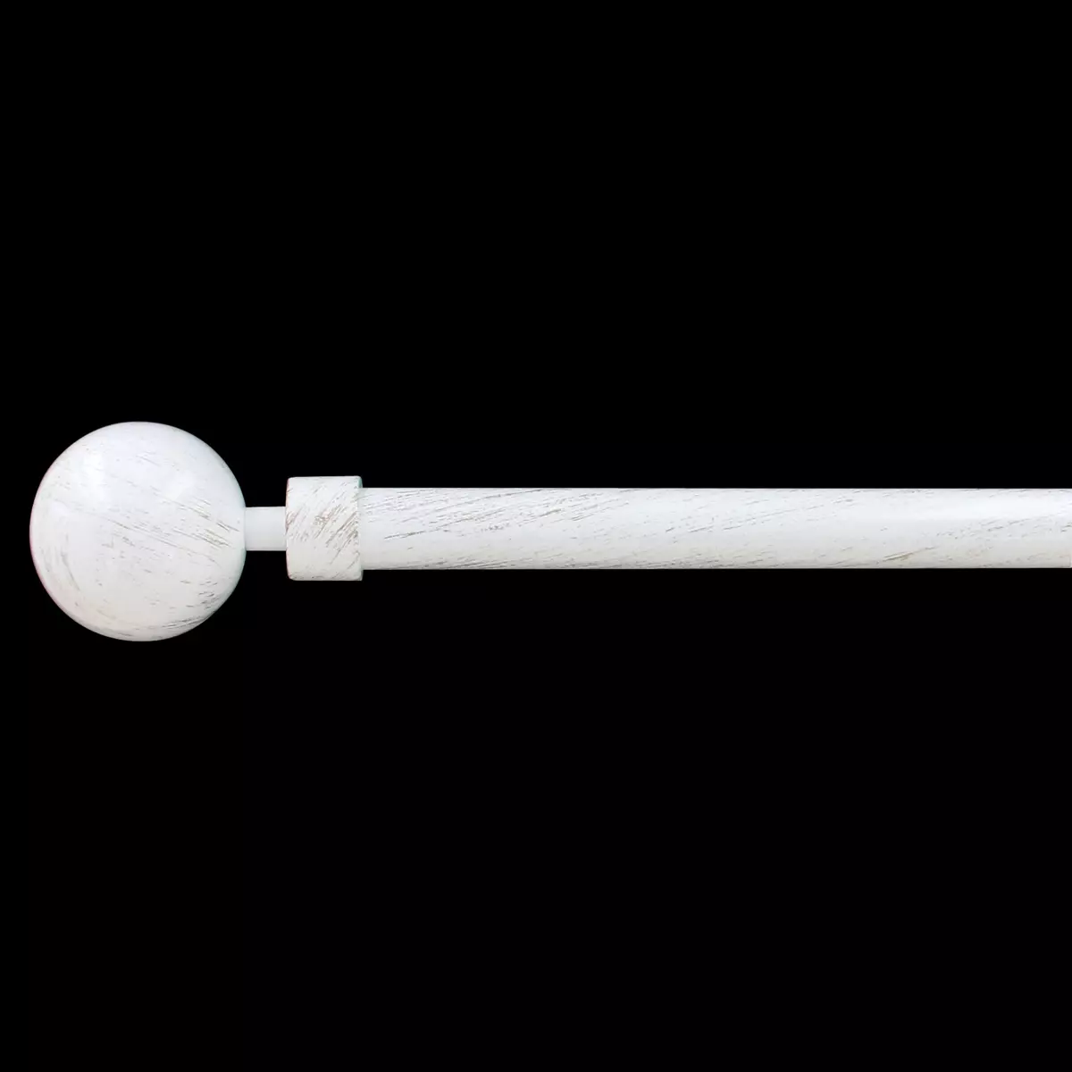 Kit de tringle extensible (L120 - L210 cm / D19 mm) Basic Blanc et or 2