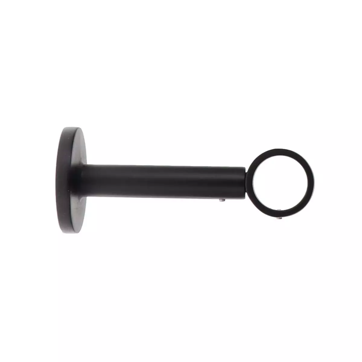 Soporte para barra extensible (L115 - L155 / D28) Lino Negro mate 1