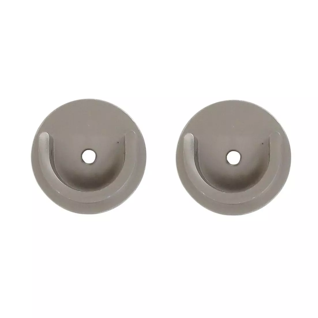 Set di 2 supporti (D28) Lino  Argento opaco 1