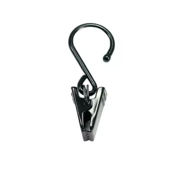 Lot de 8 pinces noir 1