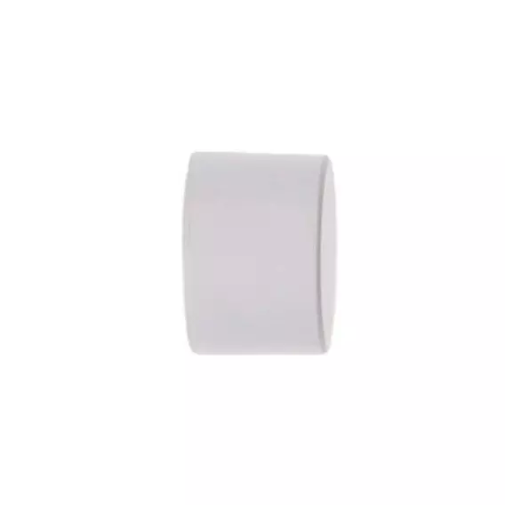 Lot de 2 embouts tringle (D28 mm) Lino Bouchons Blanc mat 2